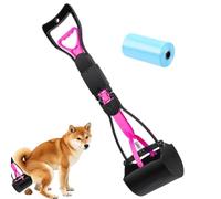 Pooper Scooper Long Handle Lightweight Pet Pooper Scooper For Dogs | Dog Pooper Scooper For Daily Walks, Playing In The Park, Outdoor Travel, Vacations, Easy To Fold And Store