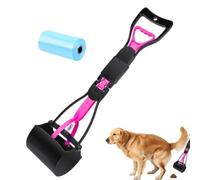 Pooper Scooper Long Handle Pet Poop Grabber Tool | Lightweight Litter Scoop for Camping Home Outdoor Travel Hiking Picnic Backyard Lawn Park