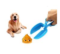 Pooper Scooper, Scissors-Shaped, Blue, Portable Pet Waste Grabber for Small, Medium and Large Dogs, Outdoor Garden Park Travel (1PC)