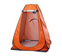 POOPFIY 1.5M Portable Popup Tent Outdoor Shower Bath Fitting Room Camping Dressing Shelter Beach Privacy Toilet Tent for Outdoor Camping Beach,Orange