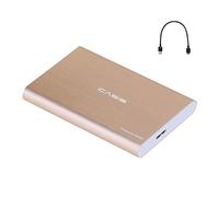 POOPFIY 2.5'' External Hard Drive USB 3.0 Colorful Metal HDD Portable External HD Hard Disk for Desktop Laptop Server,Gray,1TB