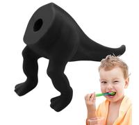 Pooping Animal Toothpaste Cap - Funny Tube Squeezer Topper, Silicone Dispenser Lid | Food Grade Self Closing Bathroom Tool, Comical orall Care Gadget for Children Adults Brushing Entertainment