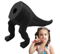 Pooping Animal Toothpaste Squeezer - Amusing Tube Cap | Safe Silicone Bathroom Gadget Quirky Hygiene Tool Fun Novel Gift Creative Accessory Idea for Family Friends Children, 2.28x1.77x1.22in