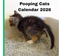 Pooping cats calendar 2026