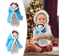 Poops He Dolls Stuffed Doll Catholic Easter Christ Toy God Toy Mary Restring Dolls (Sky Blue, 32X20X5)