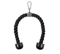 POOPSKI Gym Rope Attachment, complete with Snap Hook Carabiner - Versatile Cable Machine Accessory for Home and Commercial Gyms