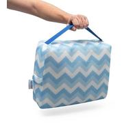Poopski Hot Tub Booster Seat, 38cm x 30.5cm x 12.7cm - Weighted Anti-Slip Micro Grip Cushion with Enclosed Zipper - Complete with Shower Cap