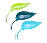 Poor Habitat Frog Leaf 3 Pieces Decorations for Reptiles usce tapant Frog Leaf Versatile Reptiles Realistic Resting for Gecki, Chameleons