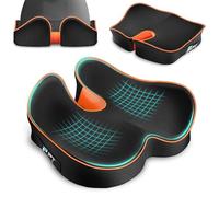 POOTACK Seat Cushion, Ergonomic Coccyx Cushion for Tailbone Discomfort, Relief Coccyx & Hemorrhoid Stress Memory Foam Seat Cushion for Office Chair, Car, Wheelchair Gamming Chair, Non-Slip Seat Pad
