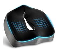 POOTACK Seat Cushion, Memory Foam Office Chair Cushion, Supportive Seat Cushion Non-Slip Car Seat Cushions, Cushion Pad for Gaming Chair, Long Sitting