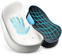 POOTACK Seat Cushions, Memory Foam Coccyx Fatigue Relief Cushion, Office Chair Cushion for Tailbone Pressure & Pelvic Floor Pressure Relief, Ergonomic Cushion for Car, Gaming chair & Desk Chair
