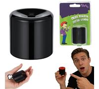 Pooter Fart Toy, Novelty Squeeze Fart Machine Prank Toy, Realistic Farting Noise Maker, Funny Gag Gift for Party, Birthday & Practical Jokes (Black)