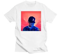 POOYWWFK Chance The Rapper Coloring Book T Shirt Hip Hop Acid Rap Short Sleeve Tee White XL