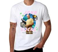 POOYWWFK Lost - John LOCKE T-Shirt t-Shirt Sweat Shirts Aesthetic Clothes Sublime t Shirt Fitted t Shirts for Men White XXL