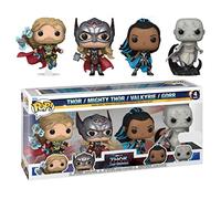 POP! 4 Pack Thor, Mighty Thor, Valkyrie, Gorr (Thor: Love and Thunder) Special Edition