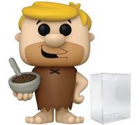 POP Ad Icons: Cocoa Pebbles - Barney Rubble with Cereal Funko Pop! Vinyl Figure (Bundled with Compatible Pop Box Protector Case), Multicolored, 3.75 inches