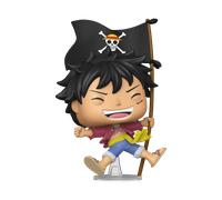 POP! Animation - One Piece #2214 Monkey D. Luffy with Flag