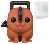 POP Anime: Chainsaw Man - Pochita Funko Vinyl Figure (Bundled with Compatible Box Protector Case), Multicolor, 3.75 inches