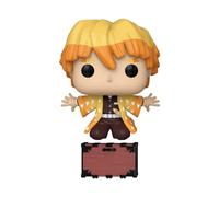 POP Anime: Zenitsu Agatsuma Protecting Nezuko's Box Limited Edition Funko Vinyl Figure (Bundled with Compatible Box Protector Case), Multicolor, 3.75