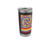 POP Art American Flag Rainbow Pride Stainless Steel Insulated Tumbler