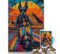 Pop-art Anubis 1000 Piece Jigsaw Puzzle for Adults And Teenagers,Learning Educational Toy for Is Ideal As A Gift for The Whole Family 50x75cm