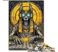 Pop-art Anubis Jigsaw Puzzles for Adults 1000 Piece Puzzle, Suitable for Ages 14 And Up Improve Memory Gifts Ideas (26x38cm)