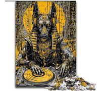 Pop-art Anubis Jigsaw Puzzles for Adults 1000 Pieces, Challenging Difficult Deal As Gifts for The Whole Family (50x75cm)