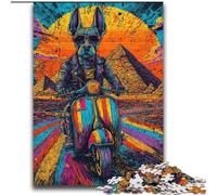 Pop-art Anubis Jigsaw Puzzles for Adults 2000, Educational Games DIY Toys with Matching Poster And Trivia Sheet for Age 14+ (70x100cm)