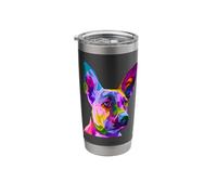 Pop Art Belgian Malinois Shepherd Mechelaar Stainless Steel Insulated Tumbler