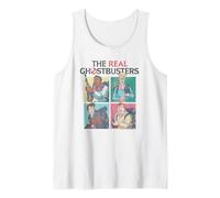 Pop Art Character Squares Classic 80's Cartoon Tank Top
