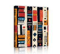 Pop Art Colorful Canvas Wall Art Geometric Abstract Painting Poster for Living Room Bedroom Dorm Home Wall Decoration Ready to Hang 20x25cm Innerframe