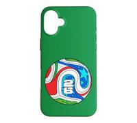 Pop Art Comic Graphic Twenty Six Retro Star Soccer Case for iPhone 16 Plus
