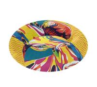 Pop Art Cow Pet Dog Bed Warm & Cozy Cat Pillow Bed for Extra Small Size Pets Sleeping XS