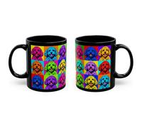 Pop Art Dog Mug - Warhol Style, Pet Lover, Coffee Mug, Gift - Cockapoo | Dishwasher and microwave safe, 11oz ceramic, printed both sides