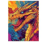 (Pop Art Dragon) - 100ct Textured Matte TCG/MTG Card Art Sleeves by Ai Armor