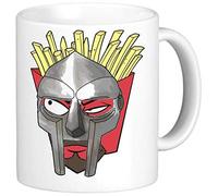 Pop Art French Fries mf Doom Helmet Ceramic Mug