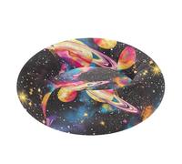 Pop Art Galaxy Pet Dog Bed Calming Anti Anxiety Calming Bed for Medium Size Pets Sleeping M