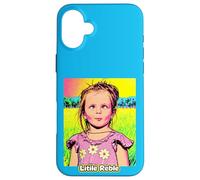 Pop Art Girls' T-Shirt Comic Portrait Little Rebel Graphic Case for iPhone 16 Plus