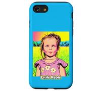 Pop Art Girls' T-Shirt Comic Portrait Little Rebel Graphic Case for iPhone SE (2020) / 7/8