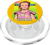 Pop Art Girls' T-Shirt Comic Portrait Little Rebel Graphic PopSockets PopGrip for MagSafe