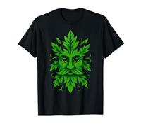 Pop Art Green Man Pagan Druid Nature Spirit Gift T-Shirt