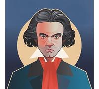 Pop Art Icons Beethoven Card: Greetings Cards