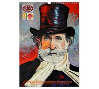 Pop art images of famous composers UK-Version (Wall Calendar 2026 DIN A3 Portrait), CALVENDO 12 Month Wall Calendar