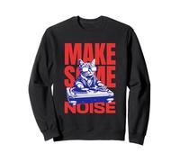 Pop Art - Make Some Noise Cat DJ Sweatshirt