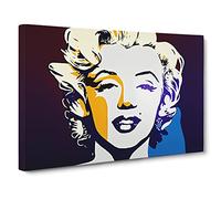 Pop Art Marilyn Monroe Canvas Wall Art Print 30x20 Inch