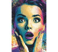 Pop Art Notebook. 100 lined pages. 6x9 inches
