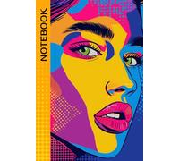 Pop Art Notebook: 60 Sheets/ 120 Pages, Medium 6 inches x 9 inches, College Ruled Notebook, Lined Notebook, for Teens, for Adults