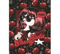 Pop Art Notebook: Cherry Soda 8.5x11 100 Pages, For school, university, work, and daily life.: College Ruled Notebook, Lined Notebook, for Teens, for Adults