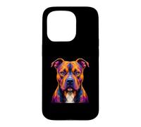 Pop Art Pitbull Lover Design Cute Pitbull Case for iPhone 15 Pro