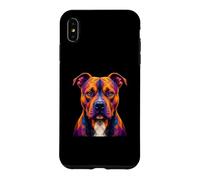 Pop Art Pitbull Lover Design Cute Pitbull Case for iPhone XS Max
